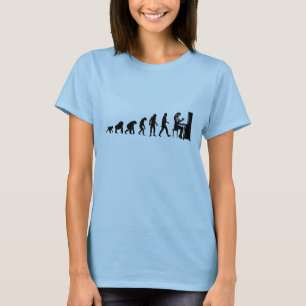 Människaevolution: PianistT-tröja Tee