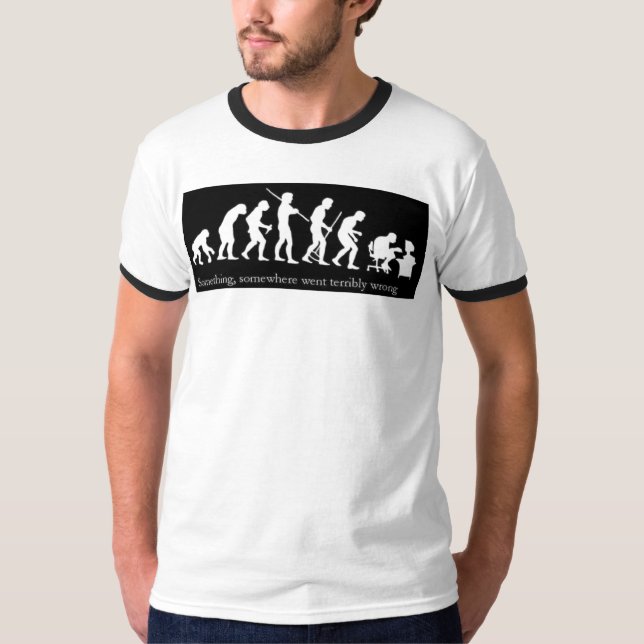 Människaevolution T-shirt (Framsida)