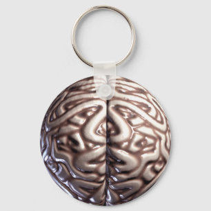 Människahjärna Keychains Nyckelring