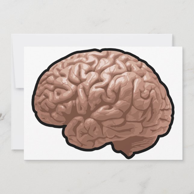 Människahjärninbjudningar Inbjudningar (Framsida)