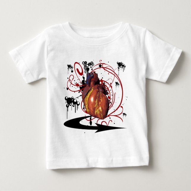 Människahjärta T-shirt (Framsida)