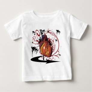 Människahjärta Tee