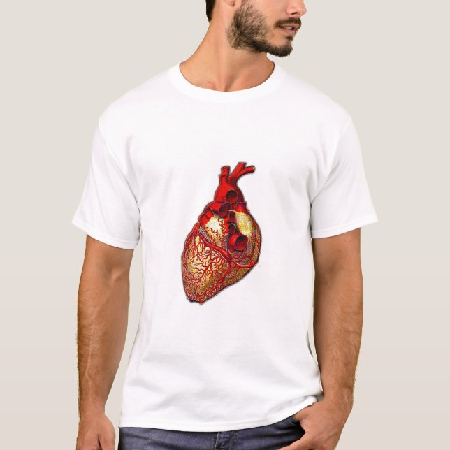 Människahjärtan T-shirt (Framsida)