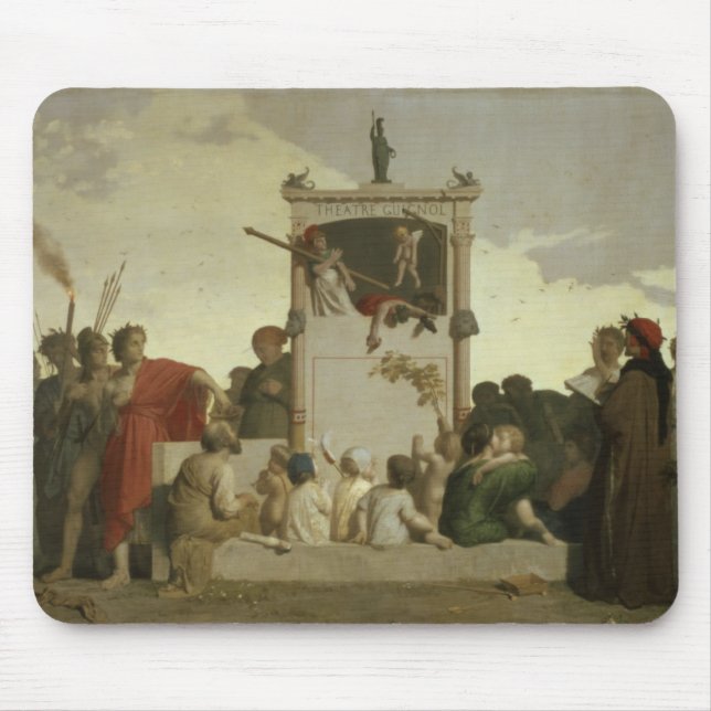 Människakomedin, c.1852 musmatta (Framsidan)