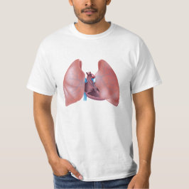 Människalungs och hjärtaskjorta tee shirt