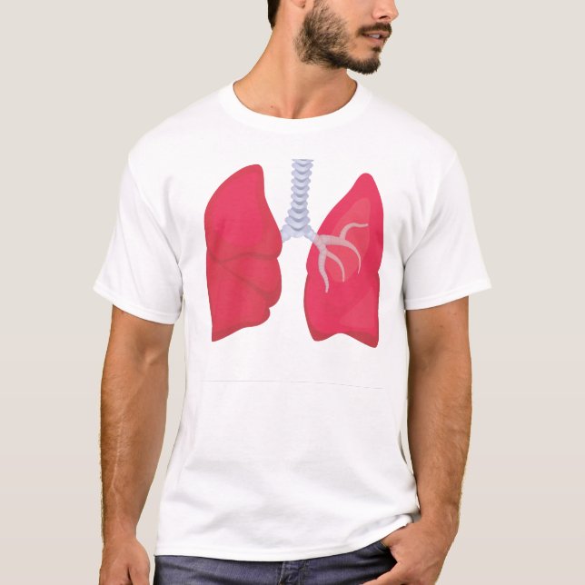 MänniskaLungs T-shirt (Framsida)