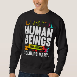 Människan 100 Organic Färg Vary LGbt Pride M Lång Ärmad Tröja