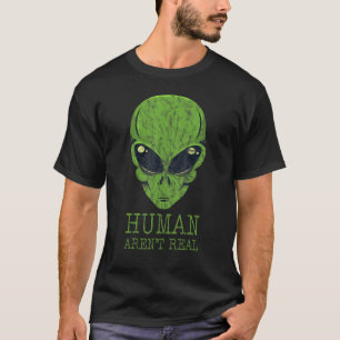 Människan är inte äkta Alien T Shirt