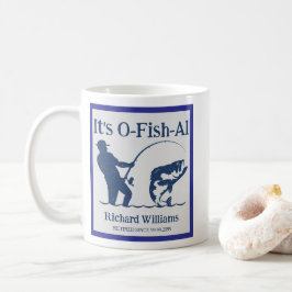 Människan är OFisherman Pension Party Gift Kaffemugg