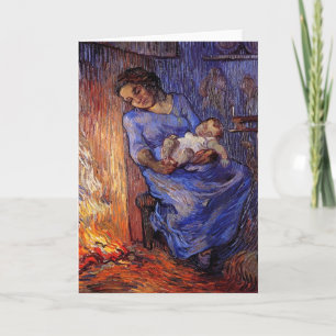 Människan befinner sig i havet av Vincent van Gogh Kort