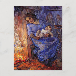 Människan befinner sig i havet av Vincent van Gogh Vykort