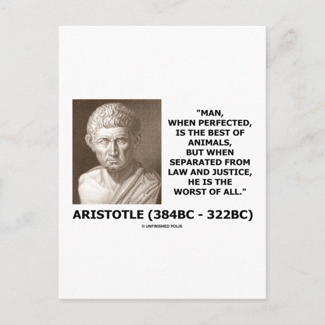 Människan behärskade det bästa av djurrättsskipnin vykort (Framsida)