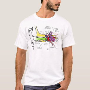 Människan gå i ax diagrammet med Cochlear T-shirt