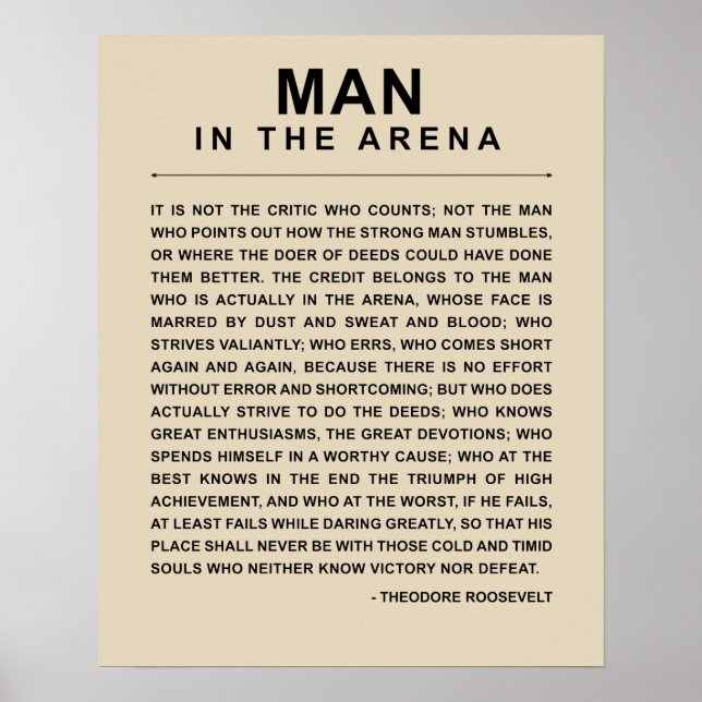 Människan i Arena - stor ängslan Poster (Framsidan)
