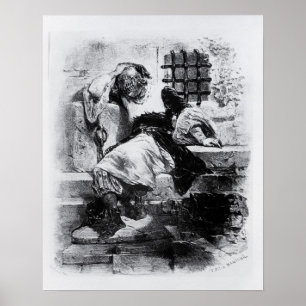 Människan i Järn Mask i hans fängelse Poster