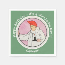 Människan i Måne Mor Goose Födelsedagsfest Items