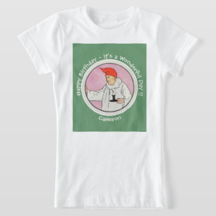 Människan i Måne Mor Goose Födelsedagsfest Items T Shirt