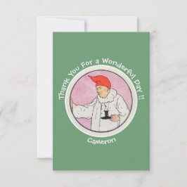 Människan i Måne Mor Goose Födelsedagsfest Items Tack Kort