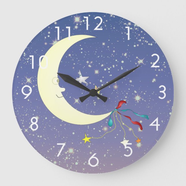 Människan i Måne Stor Klocka (Framsida)