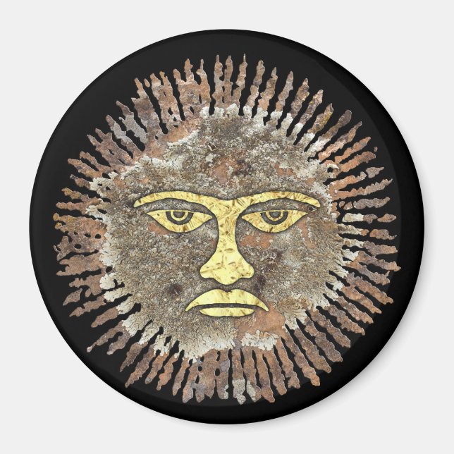 Människan i Sol - Talande kanyon, New mexico M Magnet (Framsidan)