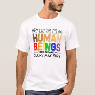 Människan kan variera med 100 procent organisk F T Shirt