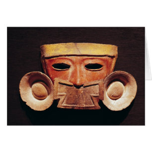 Människan maskerar, från Teotihuacan Hälsningskort