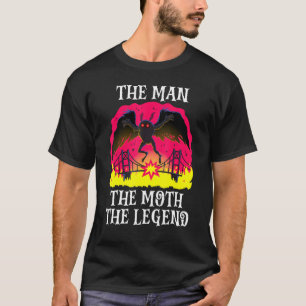 Människan Moth, den rättmätiga mothman Folklore Cr T Shirt