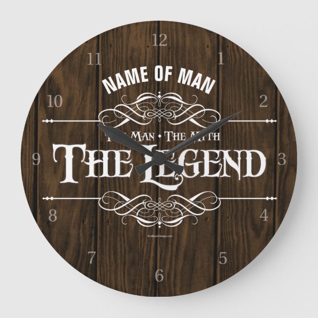 Människan, myten, den stora lygenden stor klocka (Framsida)