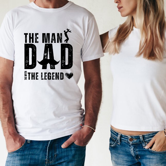 Människan myten om Coolan PAPPA i Legend Fars dag T Shirt (Skapare uppladdad)