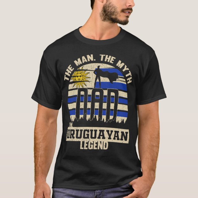 Människan myten om den urguayske legenden Pappa Pa T Shirt (Framsida)
