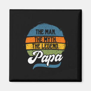 Människan Myth the Legend Pappa Far&# s Day Magnet