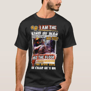 Människan när min föda Slå klimatet i Golv Träd T Shirt