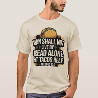 Människan skall inte leva allenast av bröd t shirt