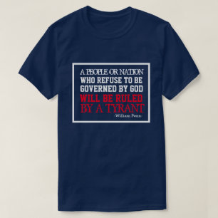 Människan som inte styrs av Gud kommer att dömas T Shirt