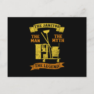 Människan som legend, Janitor Cleaners Gift Vykort