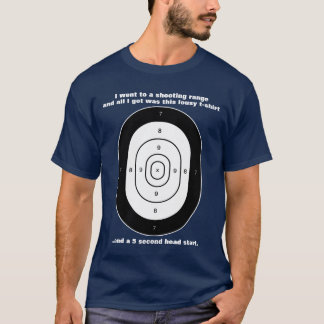 Människan uppsätta som mål humor t-shirt
