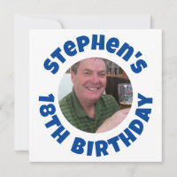 Människans 18:e födelsedagsfoto