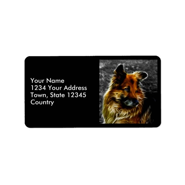 Människans bästa vän #3 adressetikett (Framsidan)