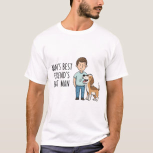 Människans bästa vän Fars dag T Shirt