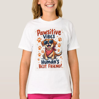 Människans bästa vän söta hund t shirt