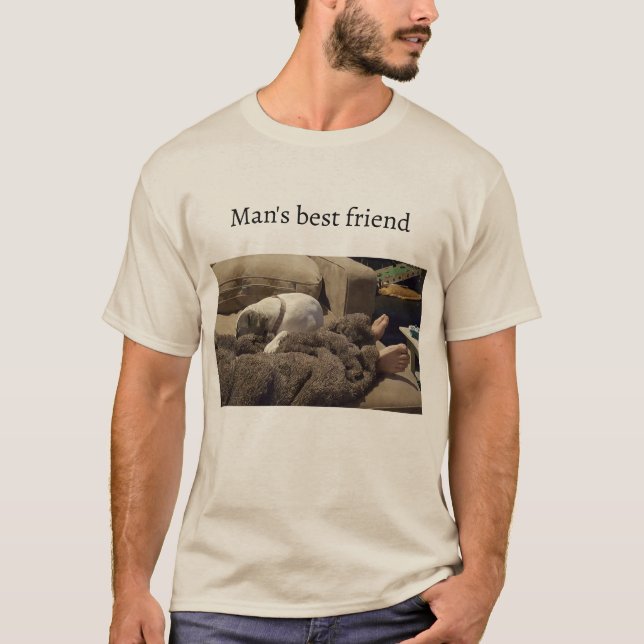 Människans bästa vän t shirt (Framsida)