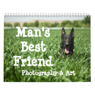 Människans bästa vänliga foto och konst kalender