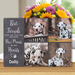 Människans bästa vänskapssympati Foto Hund Pet Mem<br><div class="desc">Firar din bästa vän och vårdar de värdefulla minnen med en anpassningsbar unik Pet Hund Memorial Plaque och Keepsaké. Den här unika plaketten för visning av fotosamlingar för husdjur är perfektens gåva till dig själv, familj eller vänner för att hedra de älskade. Vi hoppas att din favoritplakett för foto kommer...</div>