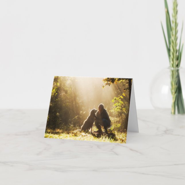 Människans bästa vänskapssympati kort (Framsida)