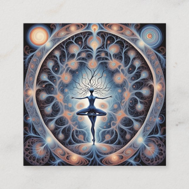 Människans cerebrum är kanske ett av de äldsta fyrkantigt visitkort (Framsida)