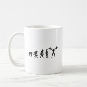 Människans evolution kaffemugg