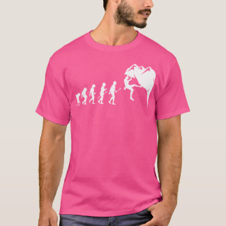 Människans Evolution Klippklättring Bouldering Ber T Shirt