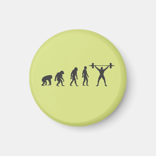 Människans evolution magnet (Framsidan)