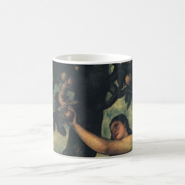 Människans fall; Adam och Eva av Titian Kaffemugg (Center)