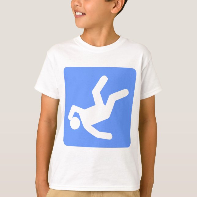 Människans fall - Baby blue T-shirt (Framsida)